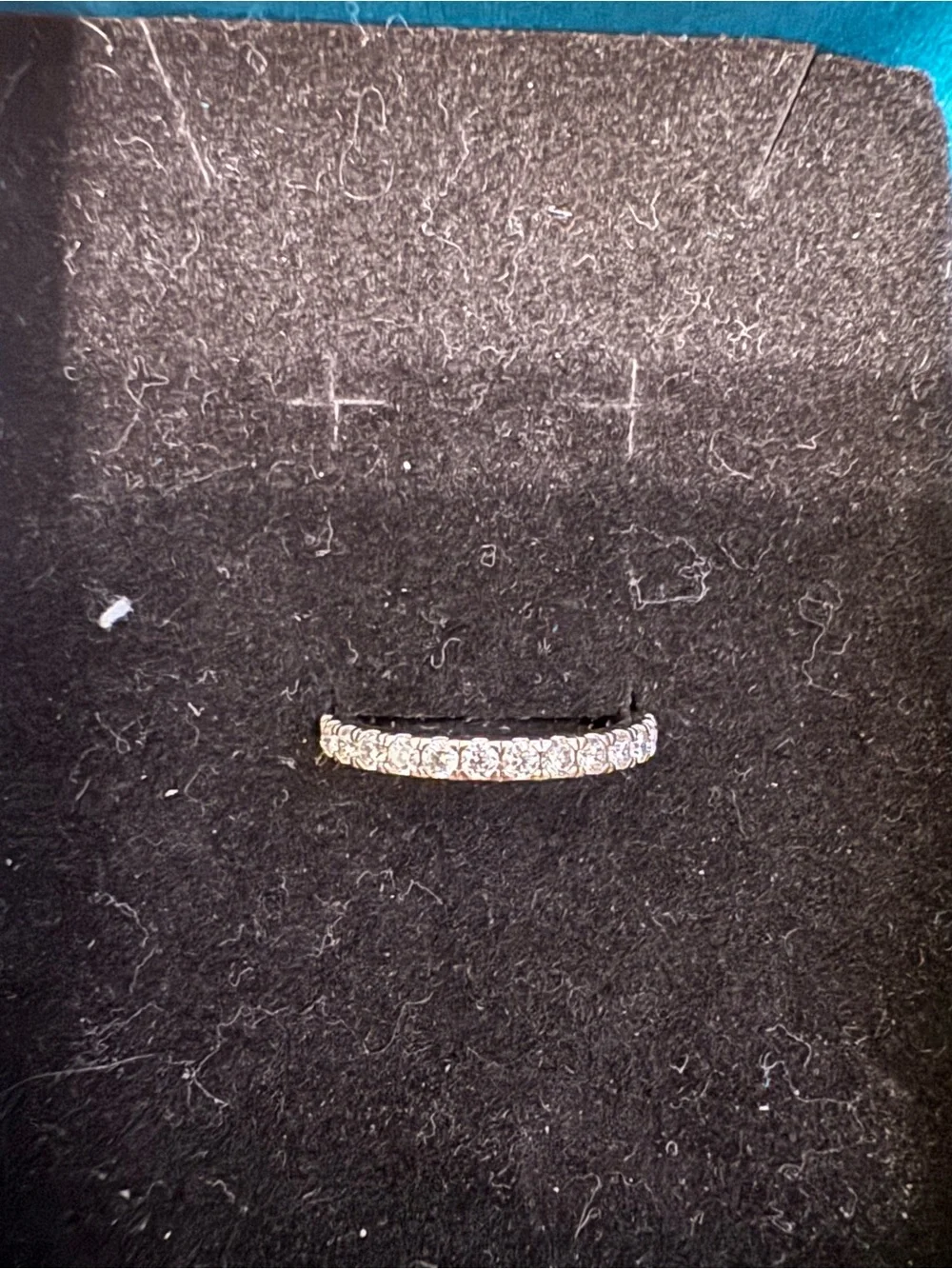 2mm Moissanite S925 Silver Full Eternity Ring Band - Picture 1 of 4